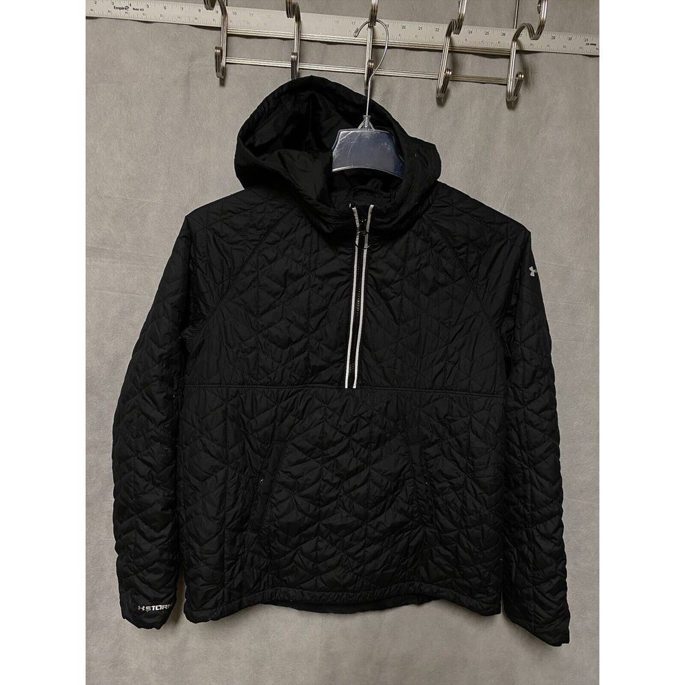Under Armour Jacket Women S Storm Zip Softshell Windbreaker Hood Quilted Coat‎